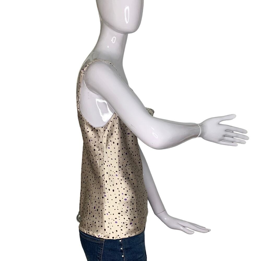 Style Rack Satin Top Sleeveless Adjustable Straps Size M - Picture 5 of 9